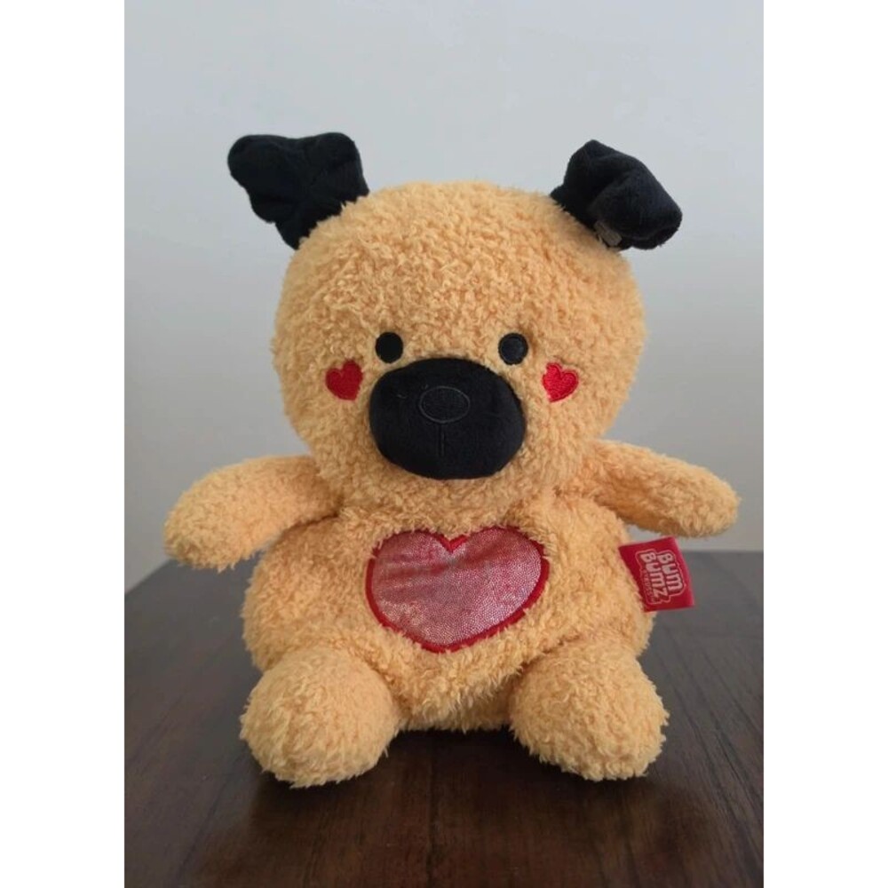 BumBumz Prescott Pug Dog SweetBumz Valentine Plush 9.5" Kellytoy Russ 2023